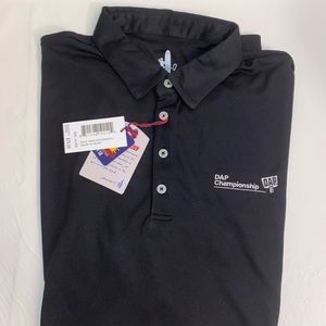 NEW Johnnie-O Men’s Prep-Formance Polo Golf Shirt CMPO1070 Fairway Black 2XL XXL